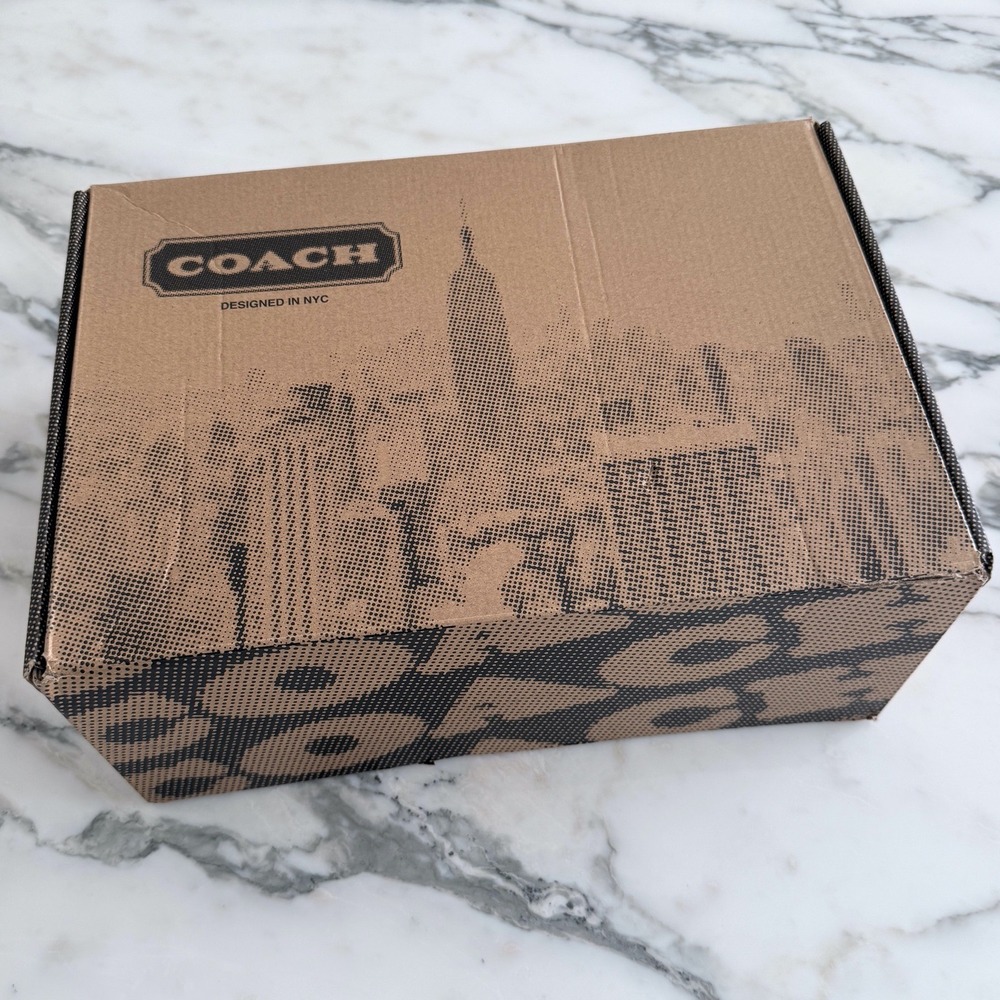 Coach NYC Shoe Box Skyline Monogram Prints